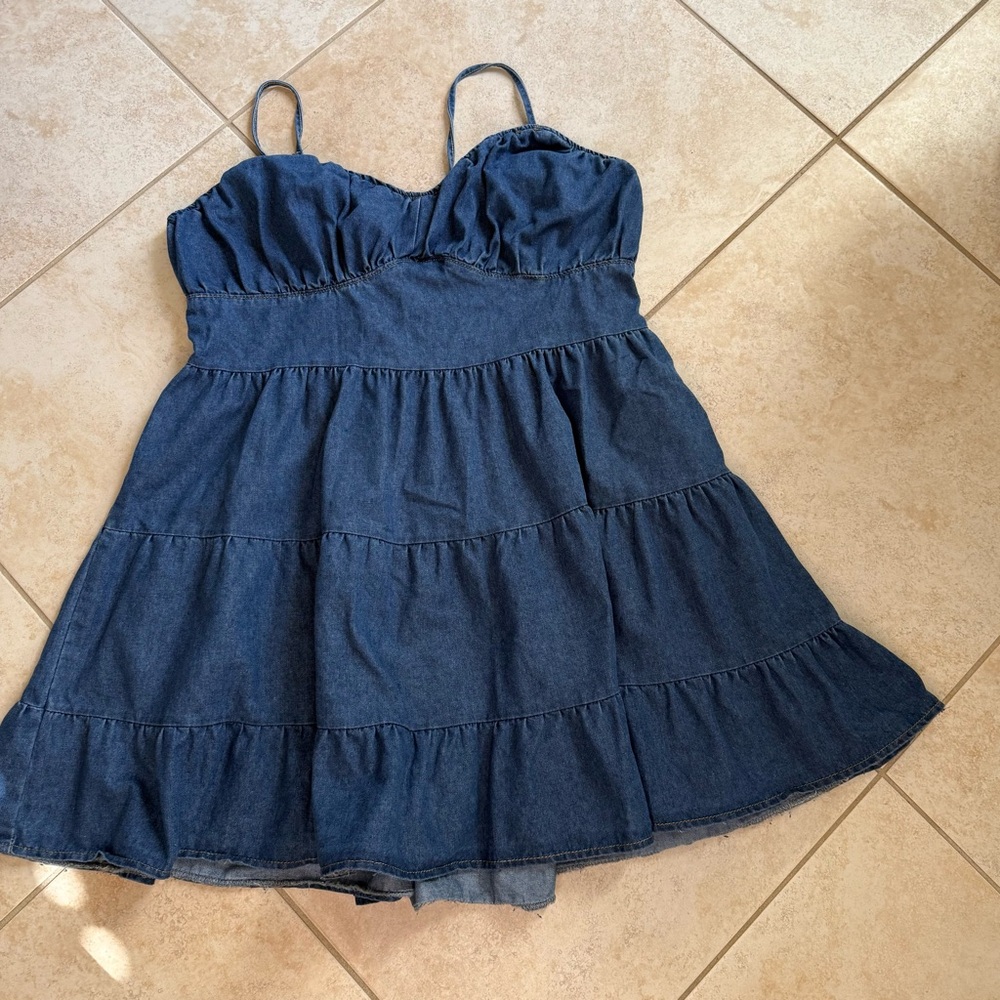 Blue Denim Dress